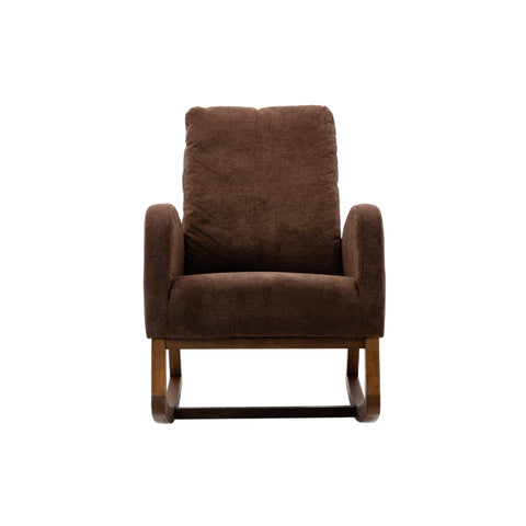 Rootz Mid-Century Modern Rocking Chair - Nursery Chair - Glider Chair - Optimal Comfort - 68.83cm x 93.97cm x 100.83cm