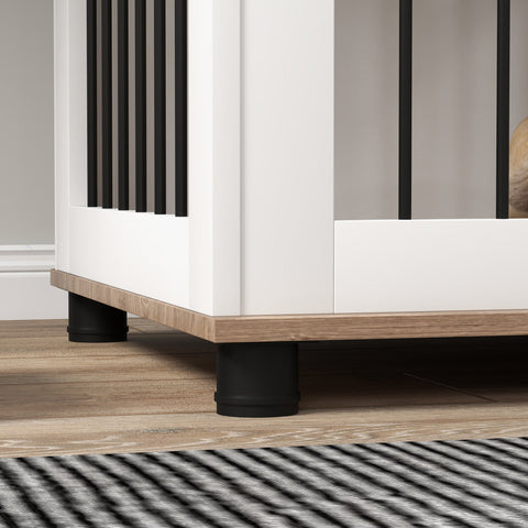 Rootz Dog Cage Side Table - Pet Kennel - Indoor Crate - Elegant Design - 73L x 60W x 68H cm