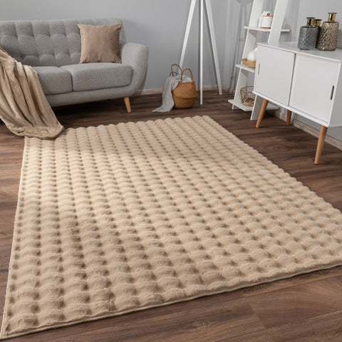 Soft Deep-Pile Rug – Modern Patterns – Durable & Easy to Clean – 100% Polyester