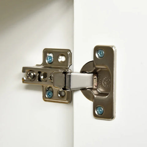 Rootz Sideboard - Chest Of Drawers - 2 Drawers - Standing Cabinet - Push-click - Chipboard - White - 117 Cm X 36 Cm X 74 Cm