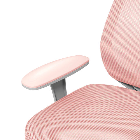 Rootz Ergonomic Desk Chair - Rotatable - Height Adjustable - Comfort - 55 x 48 x 82.5-94.5 cm - Pink