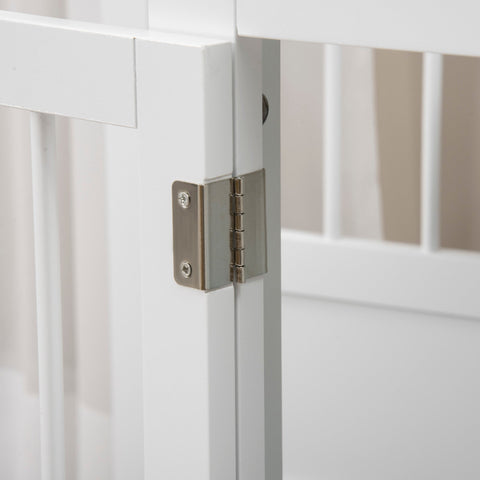 Rootz Dog Cage Furniture - Dog Hut - Dog Box - Magnetic Closure - 78cm x 53cm x 59.3cm - White