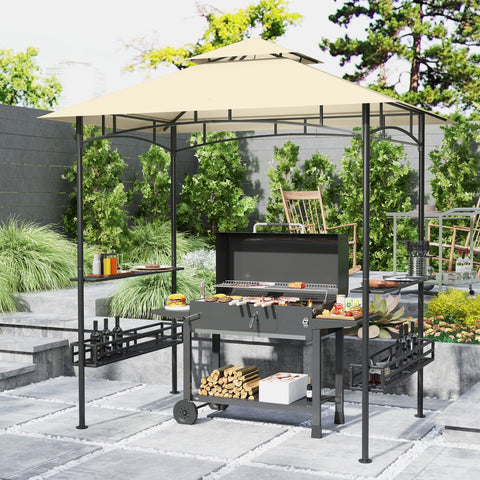 Rootz BBQ Tent - Grill-Zelt - Garden Pavilion - Air Circulation - 240cm x 150cm x 257cm