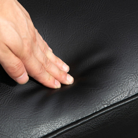 Rootz Accent Chair - Decorative Armchair - Lounge Chair - Faux Leather - 67cm x 77cm x 80cm - Easy Assembly - Rubberwood Frame