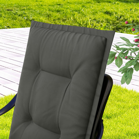 Rootz 4 Piece Seat Cushion Set - Chair Pads - Outdoor Cushions - Skin-Friendly & UV-Resistant - 108cm x 50cm x 5cm