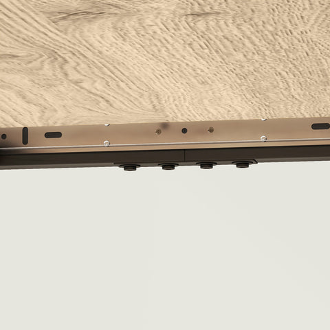 Rootz Extendable Dining Table - Expanding Table - 6-8 Seater Table - Space Saver - 120W x 75D x 77H cm to 160W x 75D x 77H cm