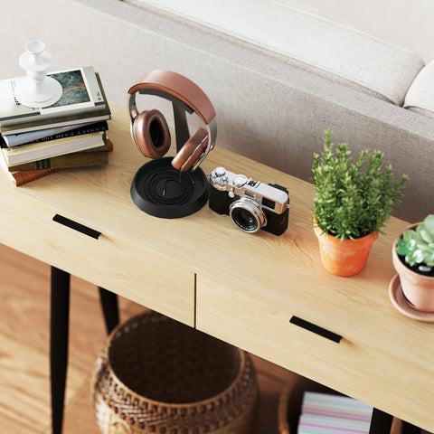 Rootz Scandinavian Console Table - Entrance Console - Narrow Entry Table - Spacious Worktop - 100cm x 30cm x 80.5cm