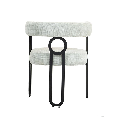 Rootz Chenille Dining Chairs Set - Upholstered Chairs - Elegant Seating - Maximum Comfort - 60L x 47W x 72H cm