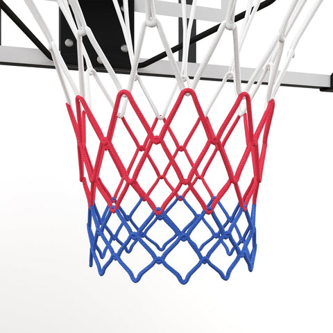 Rootz Basketball Hoop Set - Hoop Set - Basket Hoop - Shatterproof Back Panel - Adjustable Height - 113cm x 61cm x 73cm