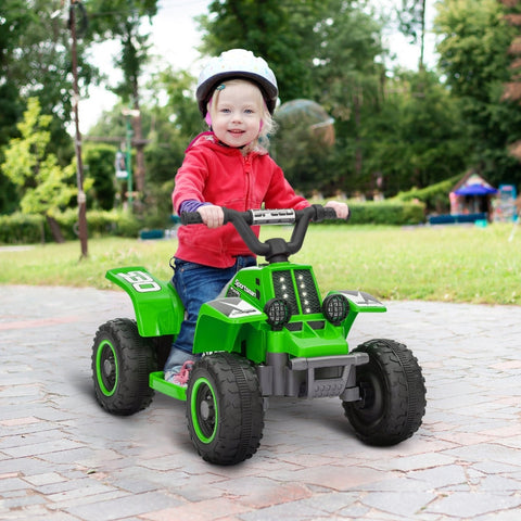 Rootz Electric Quad Bike - Kids ATV - Child-Friendly Vehicle - LED Lights - 70.5cm x 42.5cm x 46.5cm