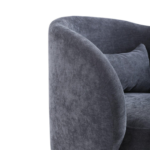 Rootz Modern Leisure Chair - Swivel Chair - Rotating Seat - Comfortable Seating - 67cm x 61.4cm x 77.9cm