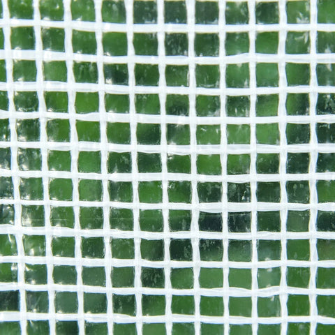 Rootz Mini Greenhouse - Film Greenhouse with 3 Rolling Windows - Weatherproof - Cold Frame for Garden - Balcony - Steel - White - 270 x 90 x 90 cm