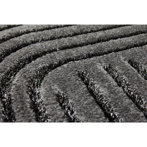 Rootz Gray Carpet - Area Rug - Stain Resistant Rug - Soft Feel - 230cm x 160cm x 2.1cm