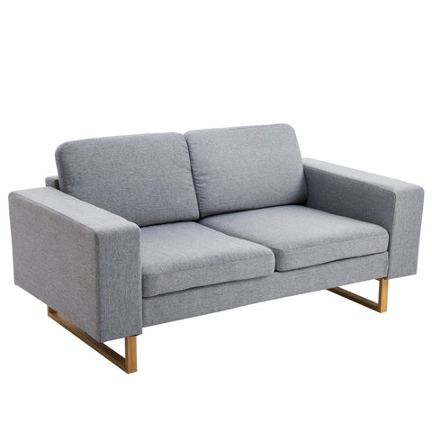 Rootz 2-Seater Sofa - Compact Couch - Loveseat - High Comfort - Durable Build - 145cm x 82cm x 78cm