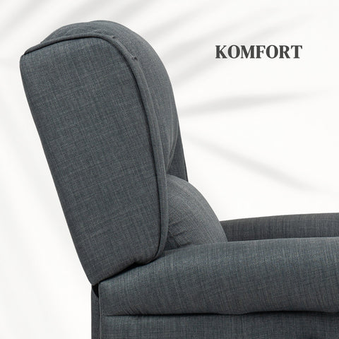 Rootz Massage Chair with Heating - Relaxation Armchair - Recliner Chair - Stress Reduction - 78cm x 83cm x 101cm