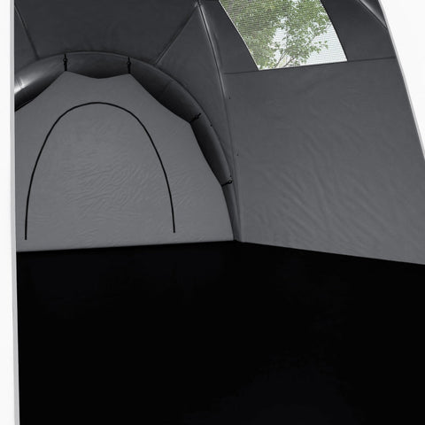Rootz Camping Tent - Tunnel Tent - Family Tent - Spacious - Durable - Waterproof - 220L x 188W x 150H cm (Bedroom), 495L x 415W cm (Living Room)