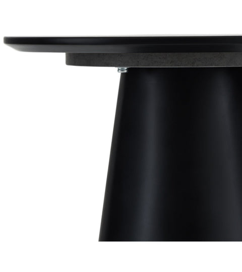 Rootz Coffee Table - Modern Coffee Table - Round Table - Durable MDF Construction - Compact & Versatile - Easy Maintenance - 45x45x50 cm