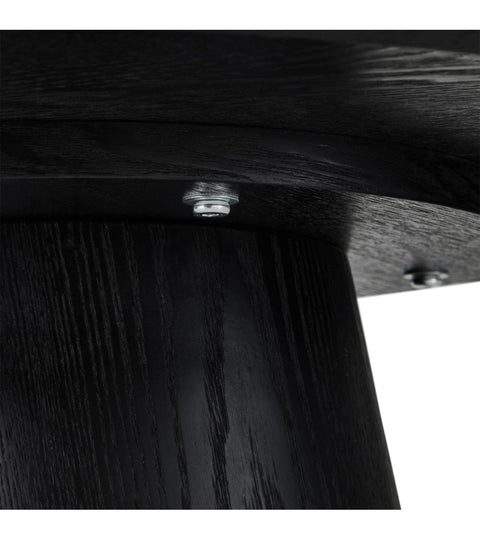 Rootz Coffee Table - Round Coffee Table - Modern Living Room Table - Sturdy & Durable - Sleek Design - Easy Maintenance - 60cm x 60cm x 40cm