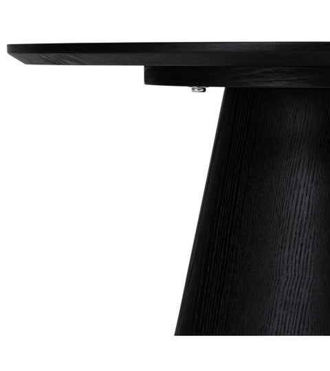 Rootz Coffee Table - Round Coffee Table - Modern Living Room Table - Sturdy & Durable - Sleek Design - Easy Maintenance - 60cm x 60cm x 40cm