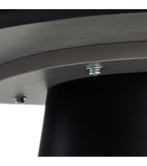 Rootz Coffee Table - Round Table - Modern Coffee Table - Minimalist Design - Durable MDF Construction - Stable and Secure - 60x60x40 cm