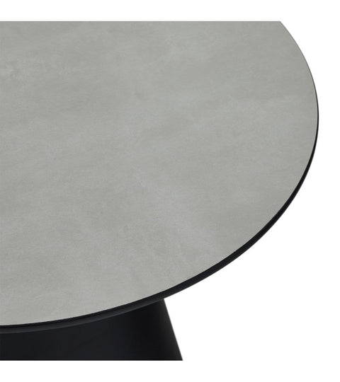 Rootz Coffee Table - Round Table - Modern Coffee Table - Minimalist Design - Durable MDF Construction - Stable and Secure - 60x60x40 cm