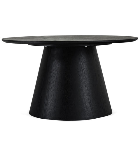 Rootz Coffee Table - Modern Centerpiece - Contemporary Round Table - Sturdy MDF Construction - Spacious 80x80x45 cm - Easy Maintenance