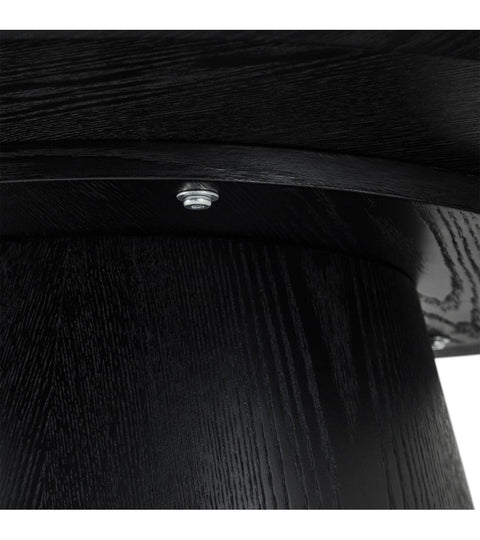 Rootz Coffee Table - Modern Centerpiece - Contemporary Round Table - Sturdy MDF Construction - Spacious 80x80x45 cm - Easy Maintenance