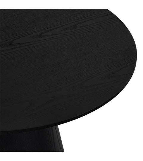 Rootz Coffee Table - Modern Centerpiece - Contemporary Round Table - Sturdy MDF Construction - Spacious 80x80x45 cm - Easy Maintenance