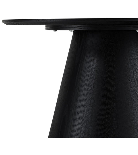 Rootz Coffee Table - Modern Centerpiece - Contemporary Round Table - Sturdy MDF Construction - Spacious 80x80x45 cm - Easy Maintenance