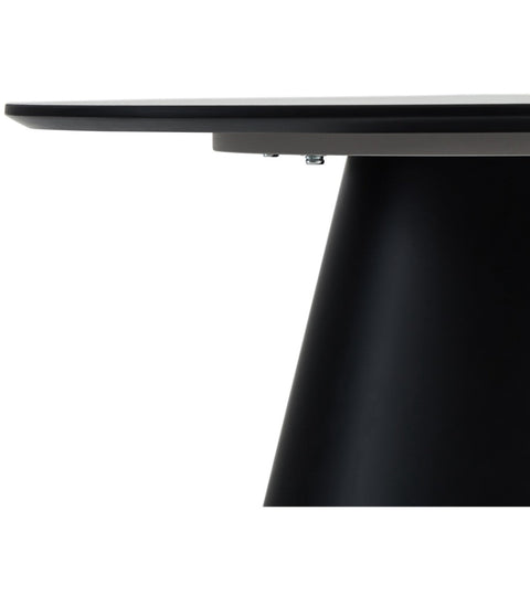 Rootz Coffee Table - Round Table - Modern Center Table - Durable MDF - Modern Aesthetic - Easy Maintenance - 80cm x 80cm x 45cm