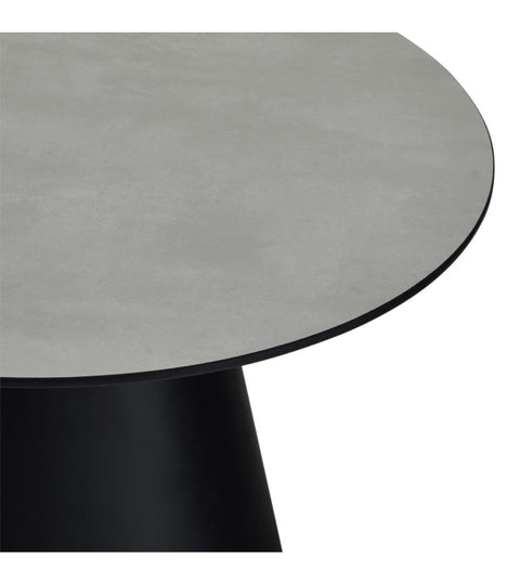 Rootz Coffee Table - Round Table - Modern Center Table - Durable MDF - Modern Aesthetic - Easy Maintenance - 80cm x 80cm x 45cm