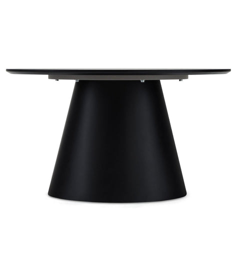 Rootz Coffee Table - Round Table - Modern Center Table - Durable MDF - Modern Aesthetic - Easy Maintenance - 80cm x 80cm x 45cm