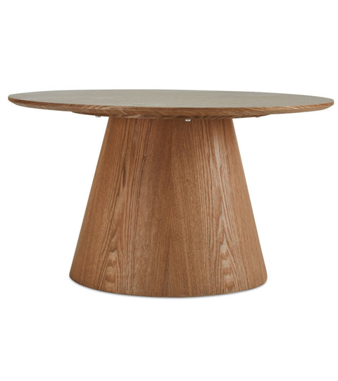Rootz Coffee Table - Modern Center Table - Stylish Living Room Furniture - Durable MDF & Oak Veneer - Spacious 80cm x 80cm x 45cm