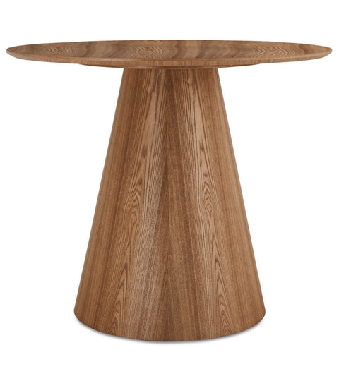 Rootz Dining Table - Oval Table - Dining Room Table - Sturdy Metal Frame - Oak Veneer Finish - Comfortably Seats 6-8 - 160cm x 90cm x 76cm