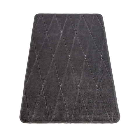 Memory Foam Bath Mat – Ultra Soft, Durable, Embossed Patterns, Quick Drying