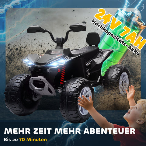 Rootz Children's Electric Quad - Kids ATV - Electric Ride-On - Safe Adventures - 109L x 68.5W x 76H cm