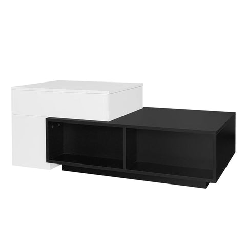 Rootz Lifting Coffee Table - Adjustable Height Table - Versatile Lift Top Table - Hidden Storage - 115L x 50W x 43H cm