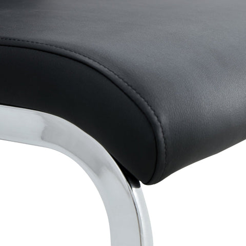 Rootz Modern Dining Chairs - Elegant Seating - Faux Leather Chairs - Ergonomic Comfort - 42cm x 45cm x 95cm