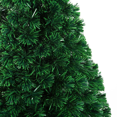 Rootz Artificial Christmas Tree - Fir Tree - LED Fiber Optic Tree - Reusable - Cost-Effective - Metal Stand - Ø60 x H120 cm