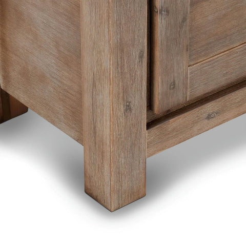 Rootz TV-tafel - Entertainmentconsole - Mediastandaard - Massief acaciahout en MDF - Voldoende opbergruimte - Elegant ontwerp - Duurzaam en stevig - 160 cm x 45 cm x 55 cm