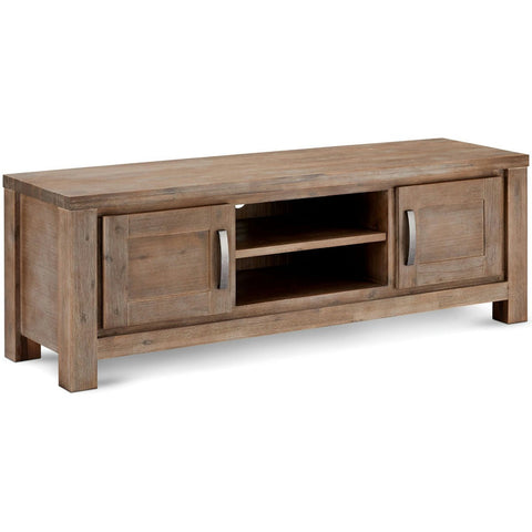 Rootz TV-tafel - Entertainmentconsole - Mediastandaard - Massief acaciahout en MDF - Voldoende opbergruimte - Elegant ontwerp - Duurzaam en stevig - 160 cm x 45 cm x 55 cm