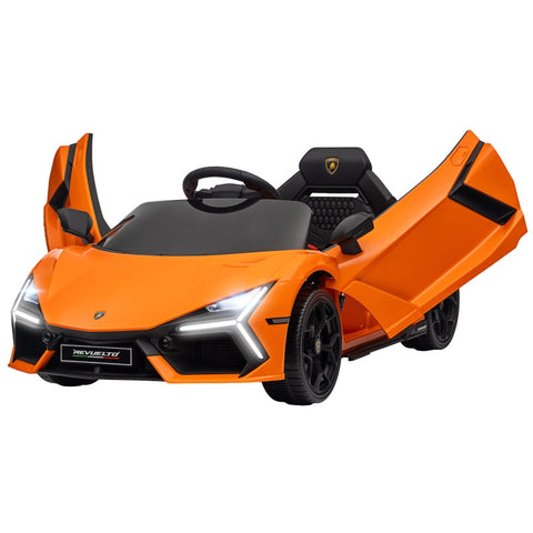 Rootz Children's Electric Car - 12V Lamborghini Revuelto - Kids Ride-On - Four-Wheel Suspension - 105cm x 60cm x 40cm