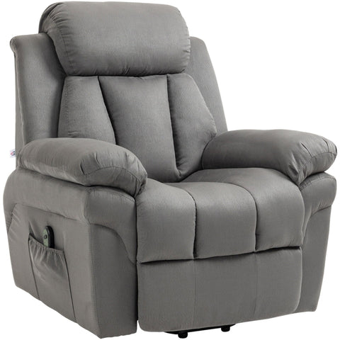 Rootz TV Armchair with Stand-Up Aid - Recliner Chair - Lift Chair - Ultimate Relaxation - Adjustable Recline - Easy Assembly - 93cm x 96cm x 105cm