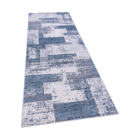 Modern Short-Pile Rug – Durable & Soft – Geometric Pattern – Easy Care
