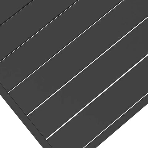 Rootz Tuinset - 5 Stuks - Tafel - 4 Stoelen met Zitkussens - Metalen Frame - Rotan Decor - Naturel - 79cm x 79cm x 75cm