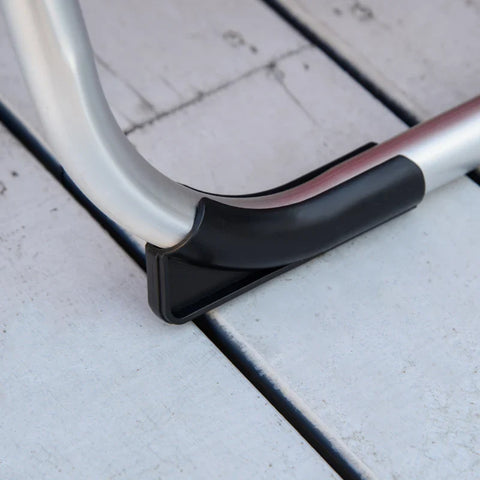 Rootz Sun Lounger - Garden Lounger - Aluminum Fabric Lounger - Relaxation Lounger - 5-way Adjustable - Foldable - Ergonomic - Mesh Red - 165 x 60 x 76 cm