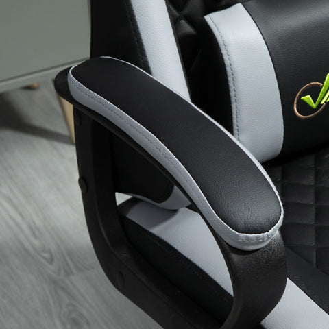 Rootz Gaming Office Chair - Gamer Chair - Ergonomic Chair - Neck & Lumbar Support - 61cm x 70cm x 121-129cm