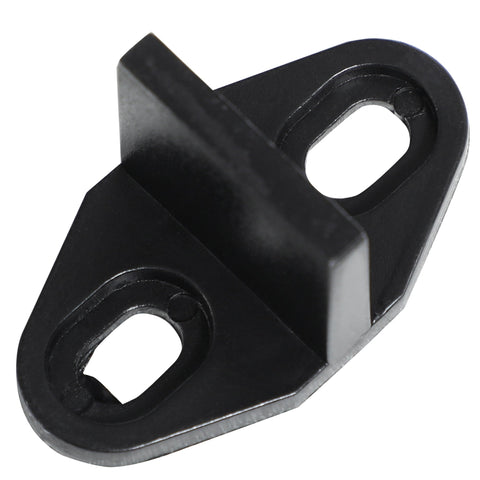 Rootz Sliding Door Kit - Carbon Steel Hardware Set - Space-Saving Installation Set - High Load Capacity - 200cm x 40cm x 0.6cm - Black