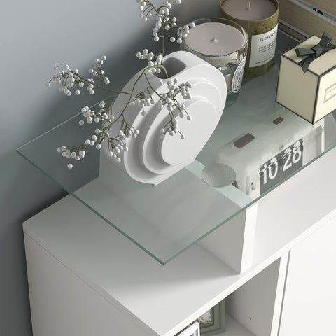 Rootz Shoe Cabinet with 2 Tiltable Drawers - Shoe Storage - Footwear Organizer - Customizable Shelves - 89 x 25 x 92 cm