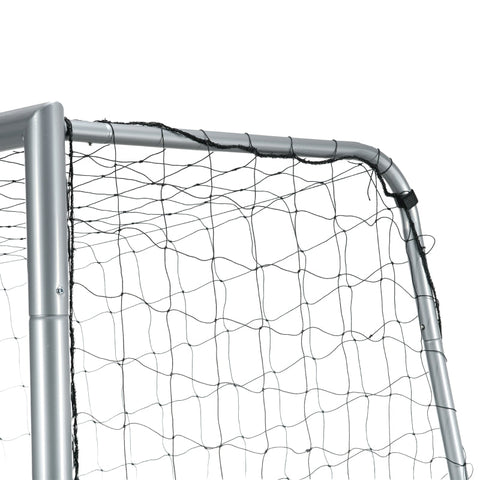 Rootz Portable Soccer Goal - Football Net - Training Goal - Sturdy Steel Frame - Weatherproof Net - Easy Setup - 300cm x 120cm x 200cm